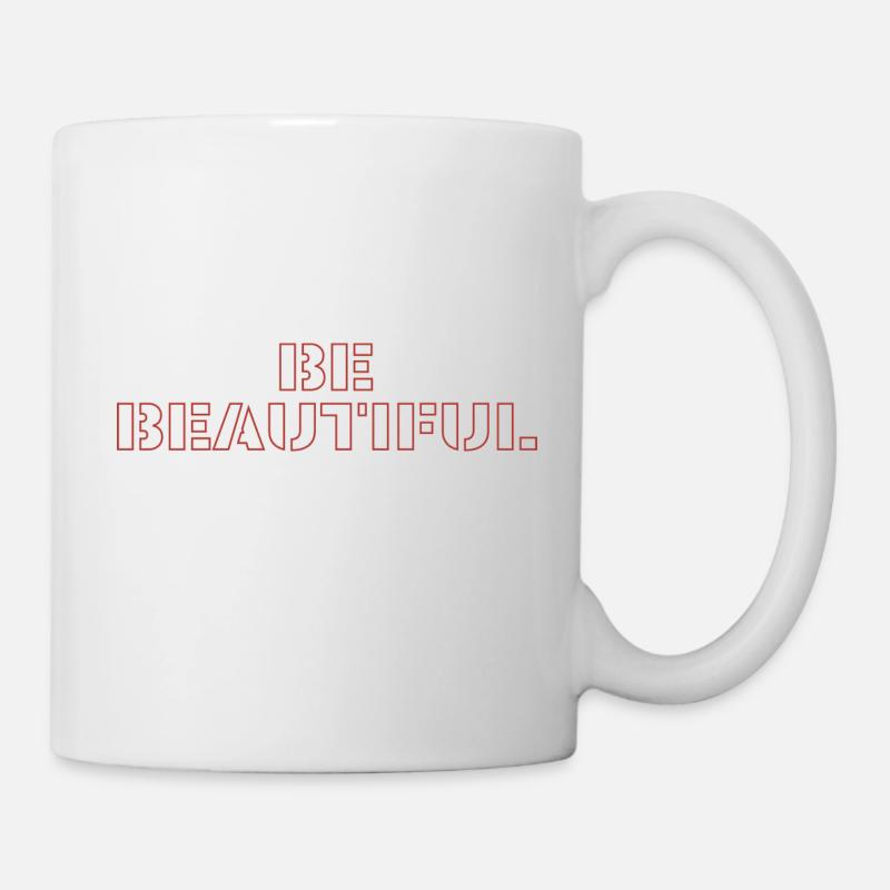Beau - Mug blanc - blanc