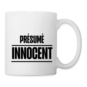 présumé innocent - Mug blanc - blanc - Droite