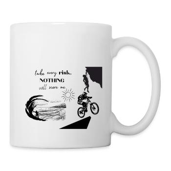 Extremsport - take every risk - Tasse - Weiß - Rechts