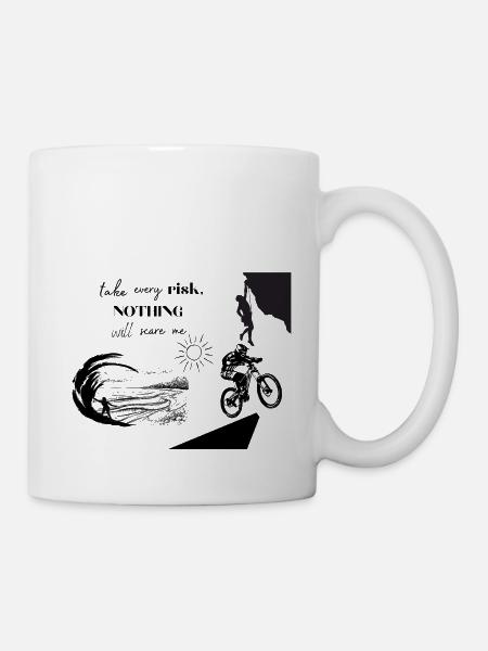 Extremsport - take every risk - Tasse - Weiß