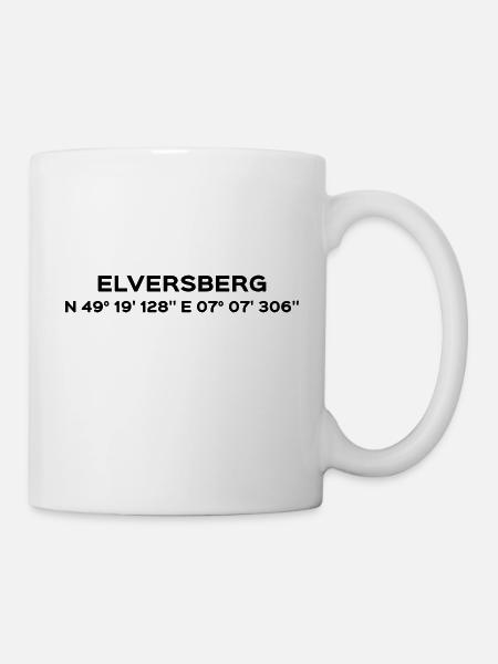 Elversberg - Tasse - Weiß