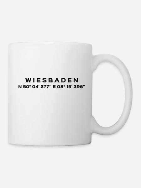 Wiesbaden - Tasse - Weiß