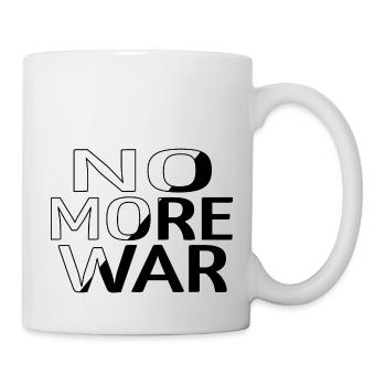 drôle heureux hippie blague signe de paix idée cadeau - Mug blanc - blanc - Droite