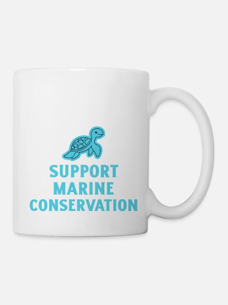 Conservation marine. - Mug blanc - blanc