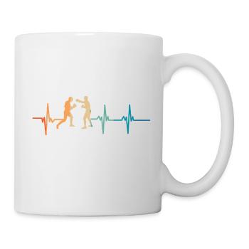 Herzschlag-Boxen - Tasse - Weiß - Rechts