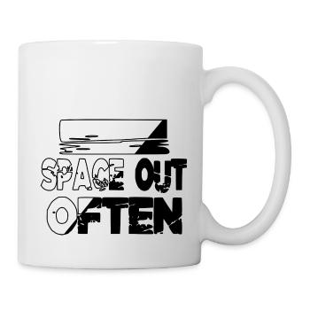 physics christmas birthday present present idea - Tasse - Weiß - Rechts