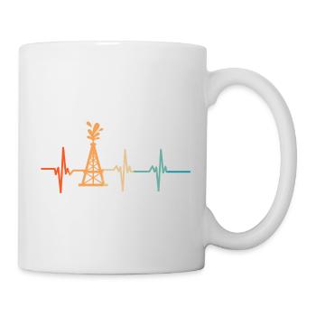 Heartbeat Derrick Oil - Mug - white - Right