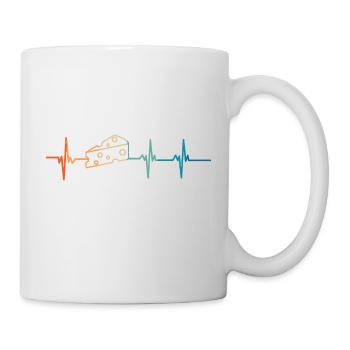 Cheese Heartbeat - Mug - white - Right