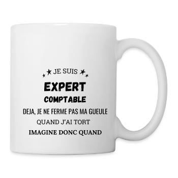 Ich bin Wirtschaftsprüfer - Tasse - Weiß - Rechts