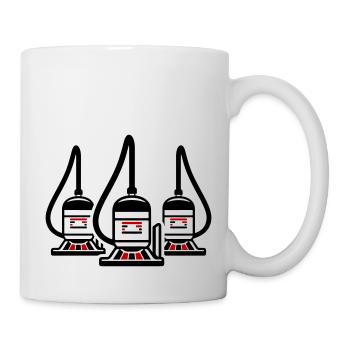Vacuum Cleaner Symbol Cleaning - Mug - white - Right