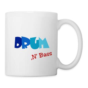 Drum n Bass, Elektro, Techno, Minimal - Tasse - Weiß - Rechts