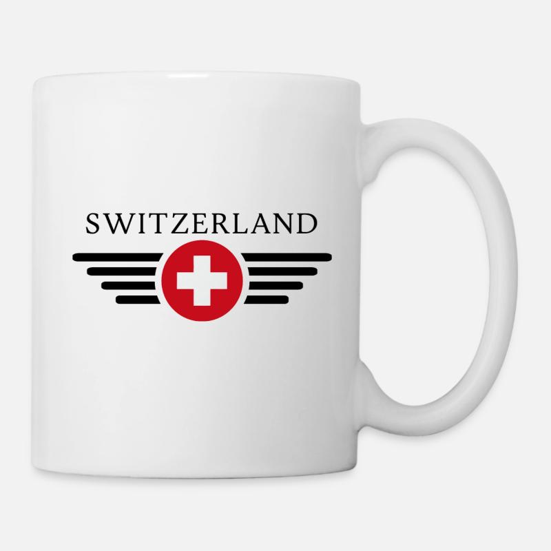 T-shirt Panorama Suisse - Mug blanc - blanc