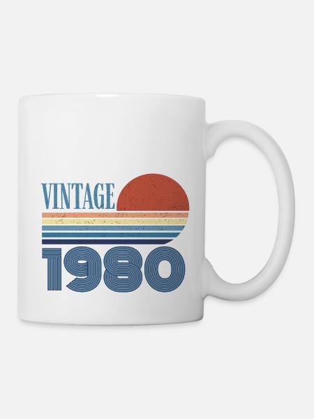 Vintage 1980's - Mug - white