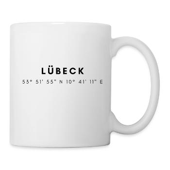 Lübeck coordinates - Mug - white - Right