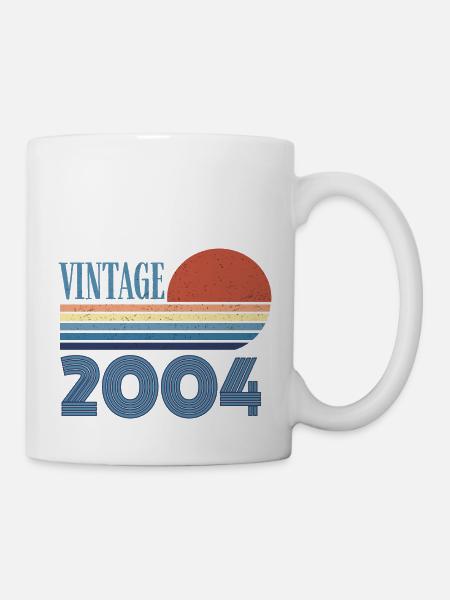 Jahrgang 2004 - Tasse - Weiß