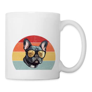Bouledogue français - Mug blanc - blanc - Droite
