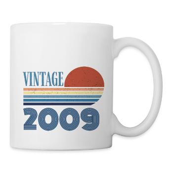 Jahrgang 2009 - Tasse - Weiß - Rechts