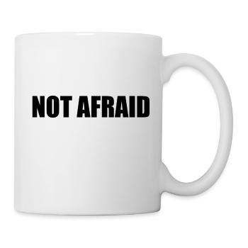 not afraid - Mug blanc - blanc - Droite