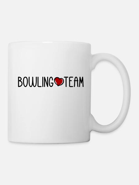 Bowling Team - Tasse - Weiß