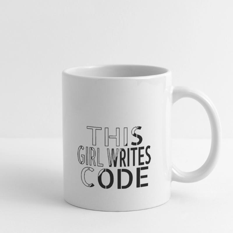 Humour Codage Déclaration sur les technologies de l’information Mug blanc