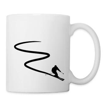 Skiing Ski Motif for Skier Skier - Mug - white - Right