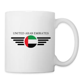 Vereinigte Arabische Emirate Stil Design T-Shirt - Tasse - Weiß - Rechts