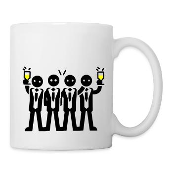 Bachelor Groom Team Bachelors - Mug - white - Right