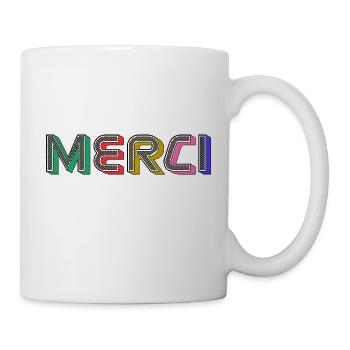 Vielen Dank - Tasse - Weiß - Rechts