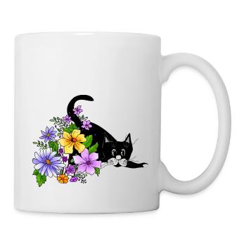 Cat - Mug - white - Right