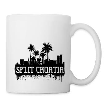 Split croatia football soccer dalmatia tourism - Mug - white - Right