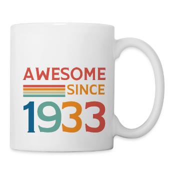 Awesome since 1933 - Mug blanc - blanc - Droite