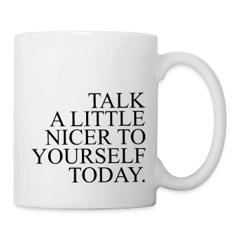 Stay positive - Mug - white - Right