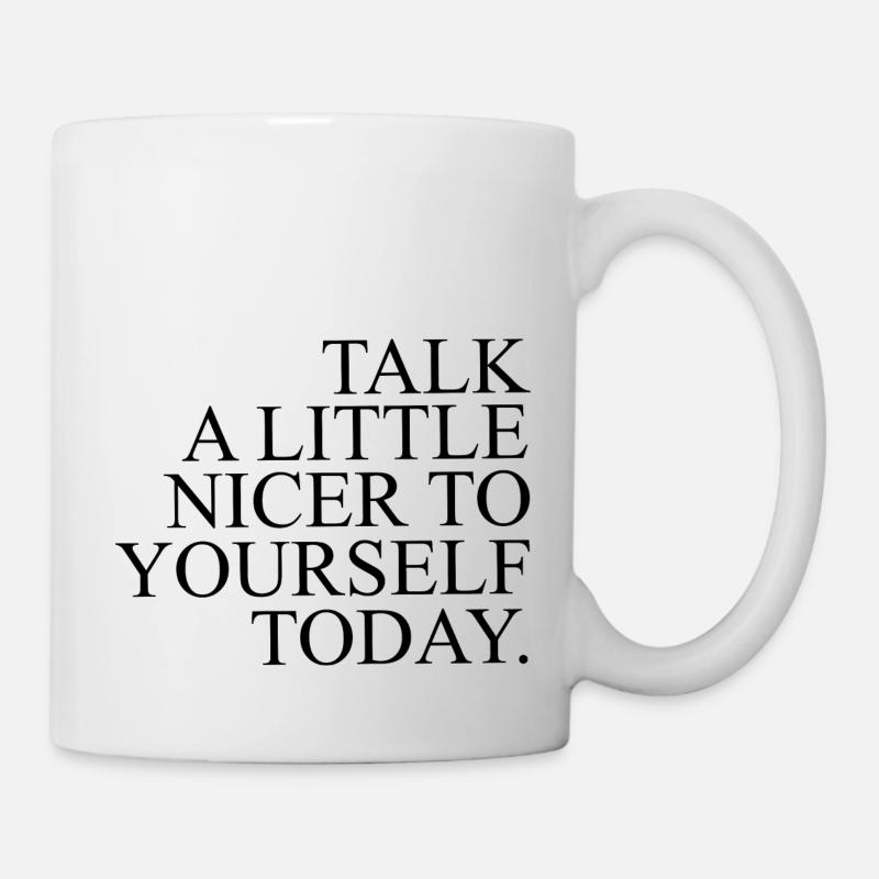 Restez positif - Mug blanc - blanc