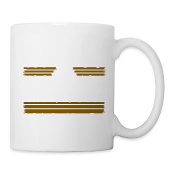 cadeau dictons drôles oiseau de paix anti guerre - Mug blanc - blanc - Droite