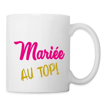 ICH KANN NICHT, ICH BIN VERHEIRATET - Tasse - Weiß - Rechts