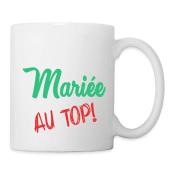 EVJF. MARIEE. TEAM. TEAM MARIEE. FUTURE MARIEE - Mug blanc - blanc - Droite