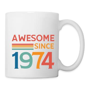 Awesome since 1974 - Mug - white - Right