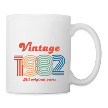 Vintage 1982 all original parts - Mug blanc - blanc - Droite