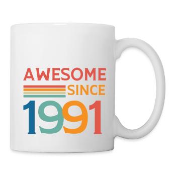 Großartig seit 1991 - Tasse - Weiß - Rechts