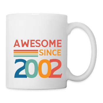 Großartig seit 2002 - Tasse - Weiß - Rechts