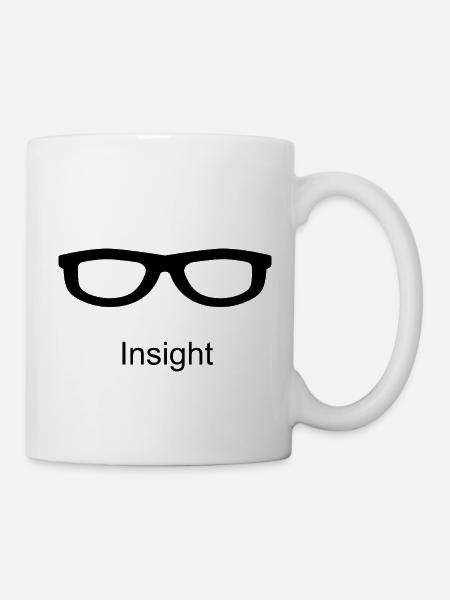 INSIGHT Durchblick - Tasse - Weiß
