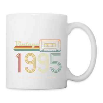 1995 Original 1995 Vintage Vintage Retro Anniversa - Tasse - Weiß - Rechts