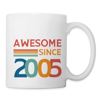 Großartig seit 2005 - Tasse - Weiß - Rechts