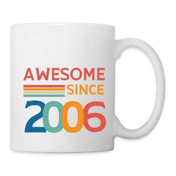 Awesome since 2006 - Mug blanc - blanc - Droite