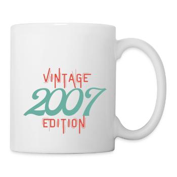 Jahrgang 2007 Ausgabe - Tasse - Weiß - Rechts