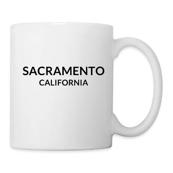Sacramento, Californie, États-Unis - Mug blanc - blanc - Droite