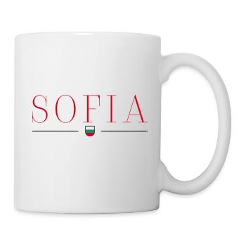 Sofia, Bulgaria Style Design T-Shirt - Mug - white - Right