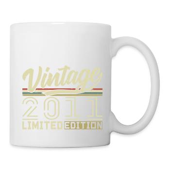 Legende seit 2011 Geboren 2011 Geburtstag 13 Jahre - Tasse - Weiß - Rechts