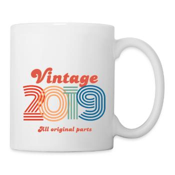 Jahrgang 2019 Ausgabe - Tasse - Weiß - Rechts