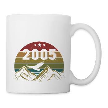 2005 Jahrgang Geburtstag 2005 Retro Geschenkidee - Tasse - Weiß - Rechts